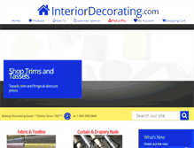 Tablet Screenshot of interiordecorating.com